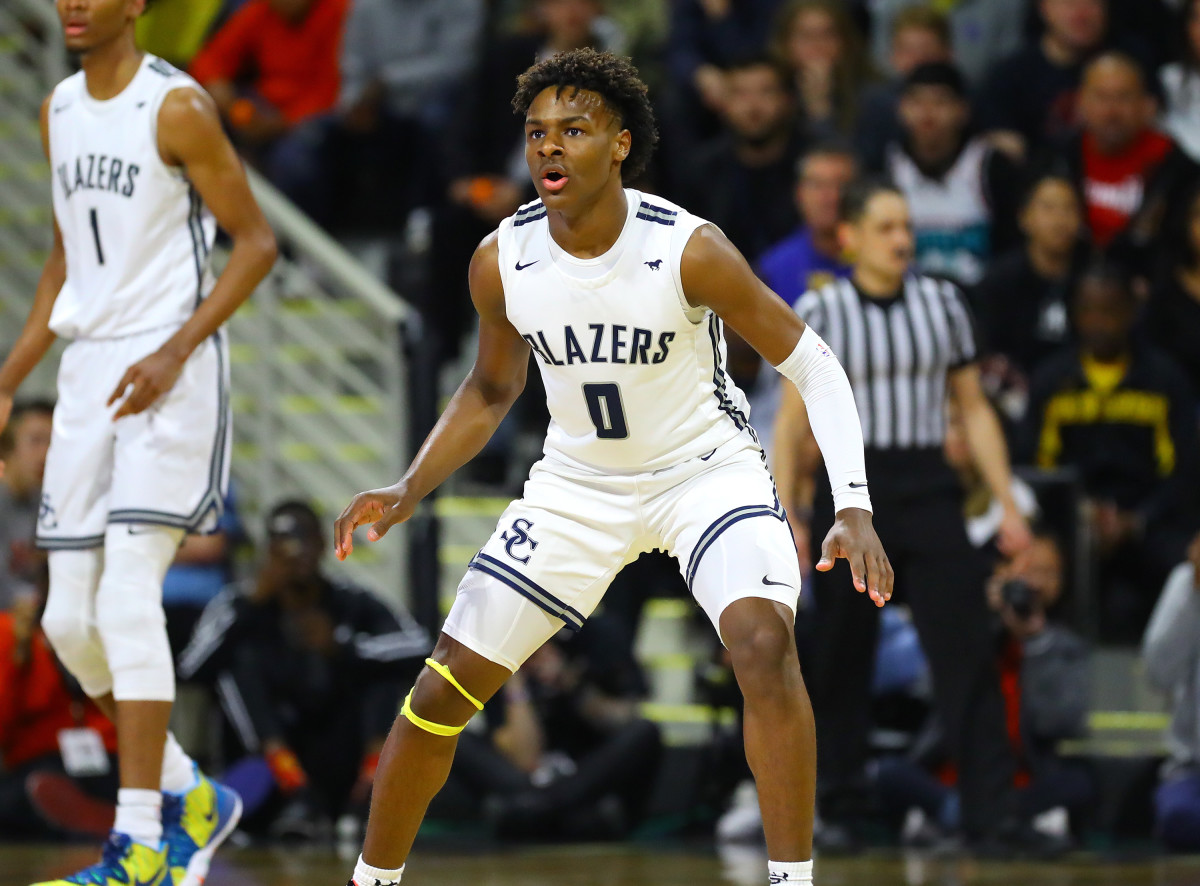 Bronny James Sierra Canyon Basketball 2019-2020 Season Photo-Nick Koza06